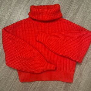 SOLD ON DEPOP H&M Bold Red Knit Sweater